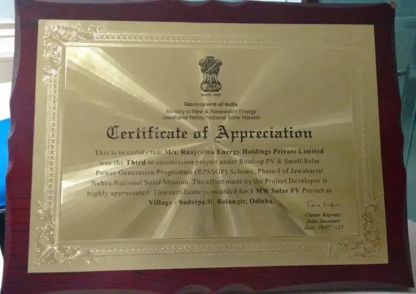 Excellence in Renewable Energy